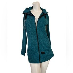 Warm O Neill teal colored zip up fleece
